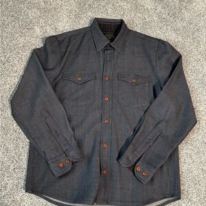 Pendleton western Plaid Lined navy Shirt men’s medium.
